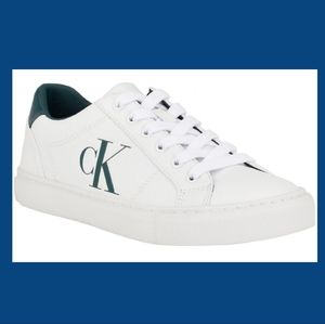 CALVIN KLEIN LEATHER SNEAKERS